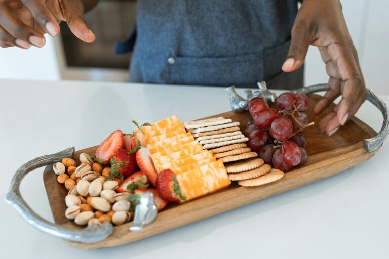 healthy snack tray