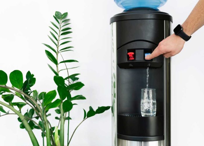 A high-quality water cooler from Guardin Refrsh Water & Ice Services